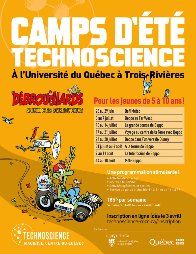 Camps d'été Technoscience | Technoscience Mauricie, Centre-du-Québec